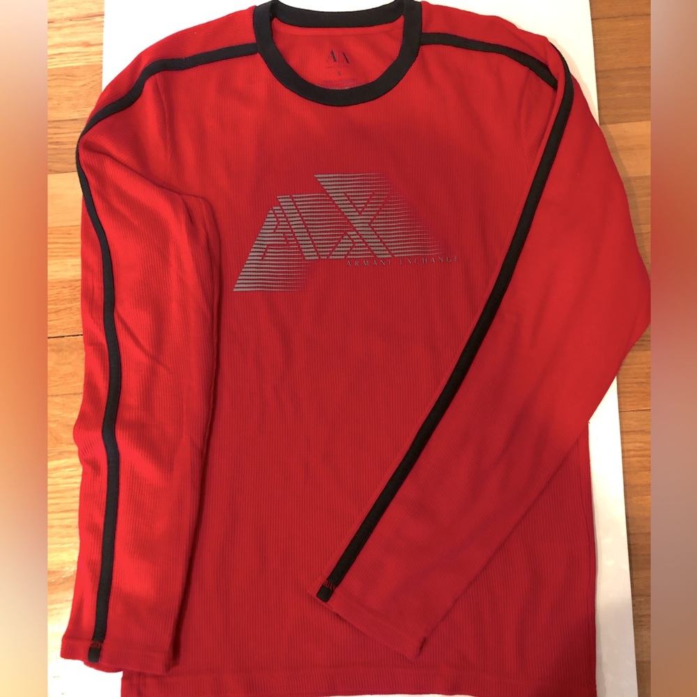 Armani Exchange Mens Thermal long Sleeve Shirt